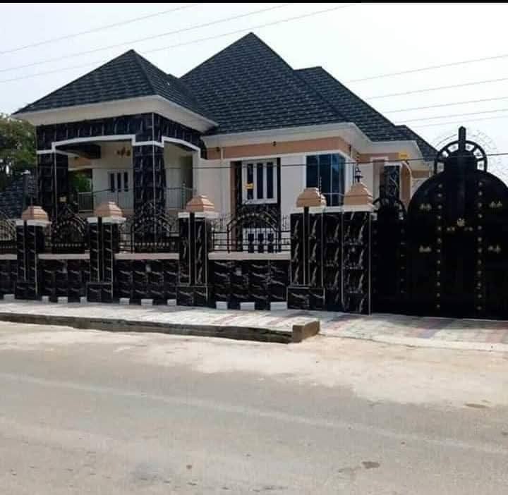 Completed project with stone coated roofing sheets