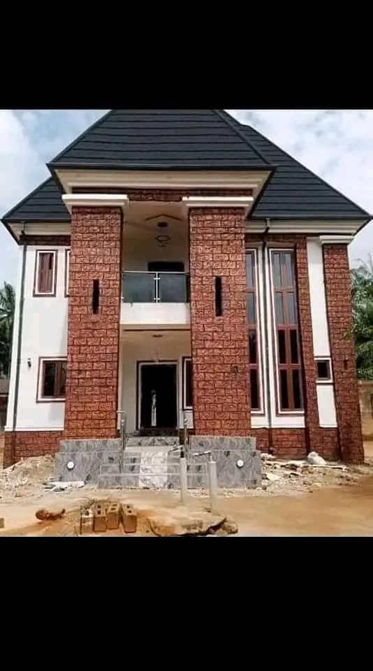 Completed project with stone coated roofing sheets